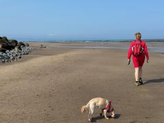 Round the point and starting the head south back towards Westward Ho!